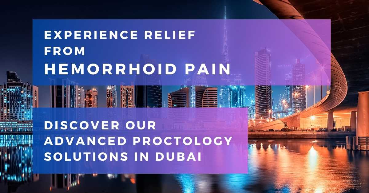 Image for Proctology Specialist in Dubai showing Dubai skylinebackground